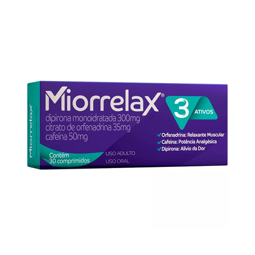 Miorrelax com 30 Comprimidos