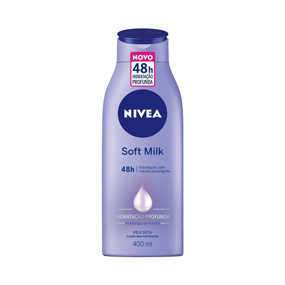 Hidratante Nivea Soft Milk para Pele Seca 400ml