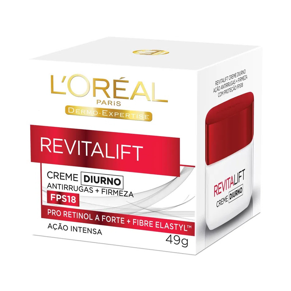 Revitalift Loréal Creme Antirrugas Diurno FPS 18 49g