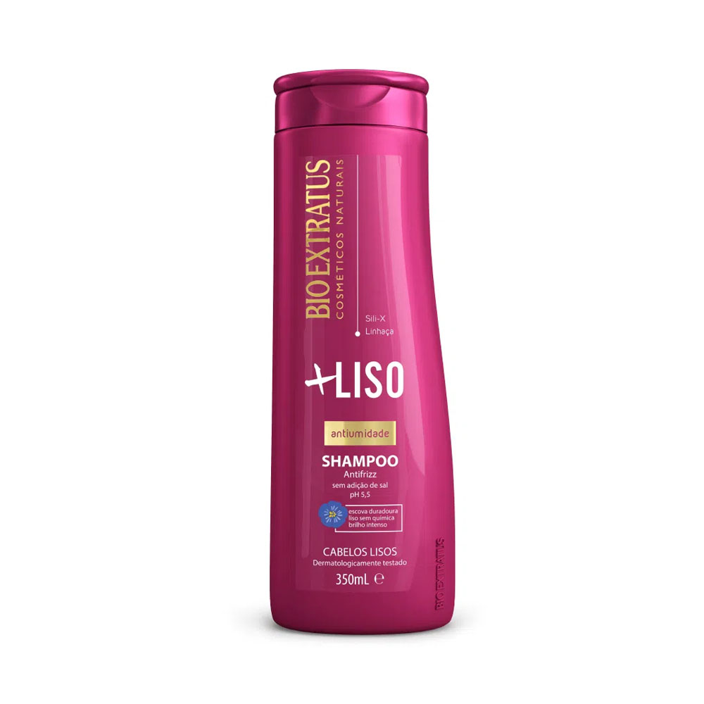 Shampoo Bio Extratus +Liso Antifrizz 350ml
